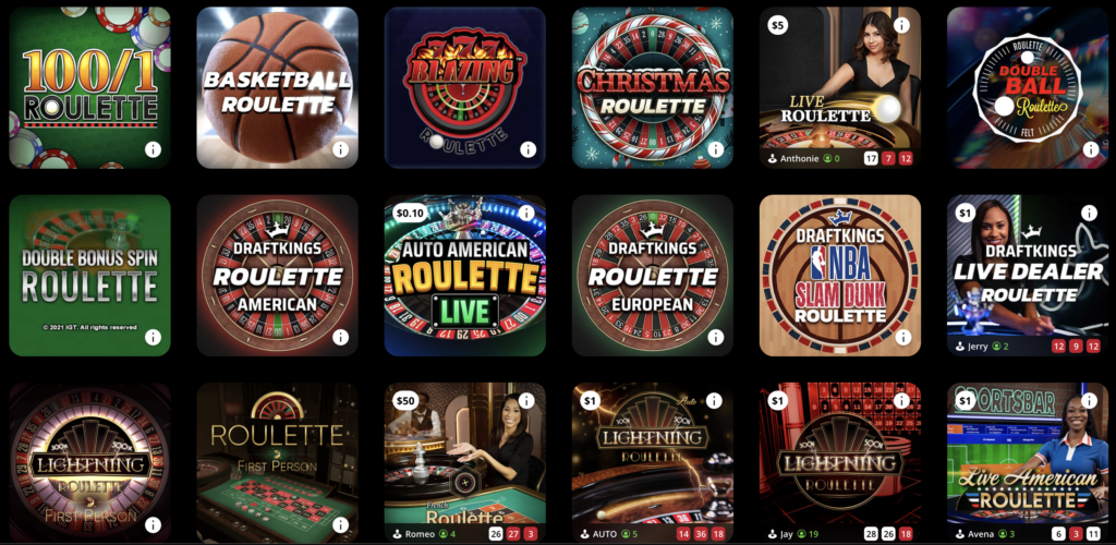Roulette Games