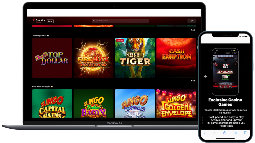 Fanatics Casino Mobile Deskop