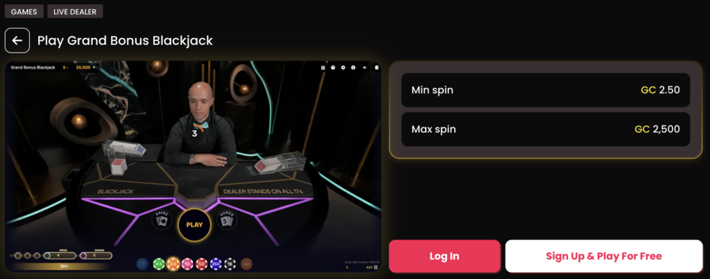 Blackjack Social Casinos