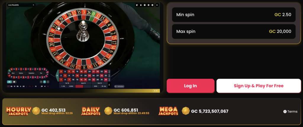 Roulette Social Casino